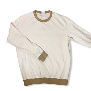 Zara White Sweater Size Large